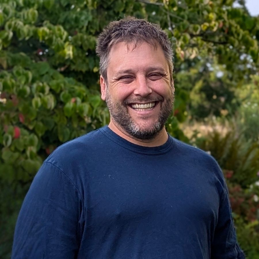 Christoph Meier im Garten